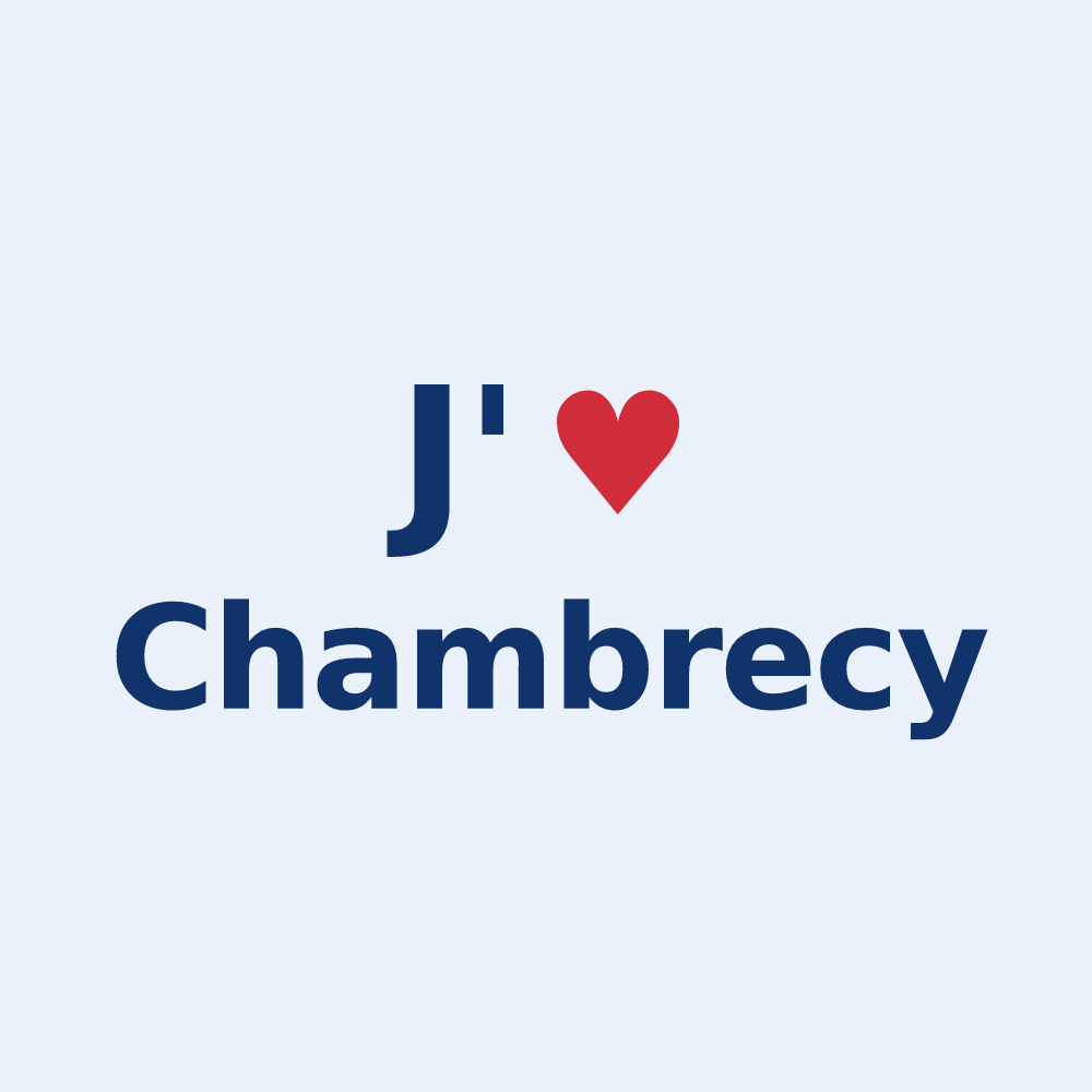 Sticker personnalisé Chambrecy — design J'aime Chambrecy