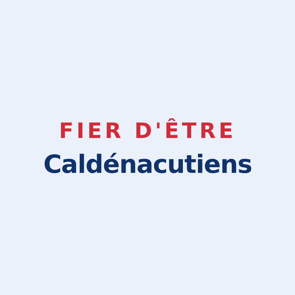 Sticker « Fier d'être Caldénacutiens » — design pour Chambroncourt