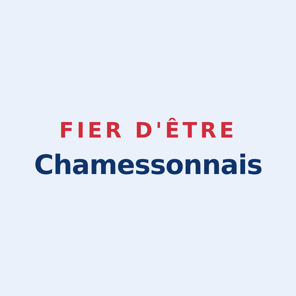 Sticker « Fier d'être Chamessonnais » — design pour Chamesson