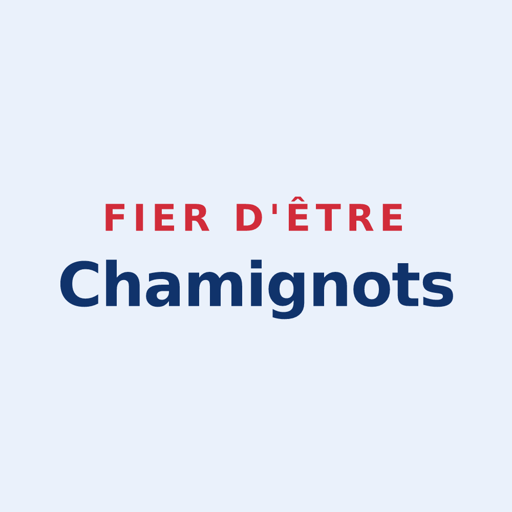 Sticker « Fier d'être Chamignots » — design pour Chamigny