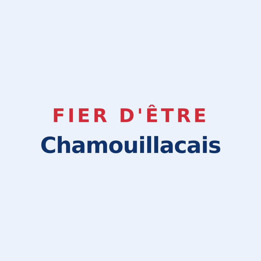 Sticker « Fier d'être Chamouillacais » — design pour Chamouillac