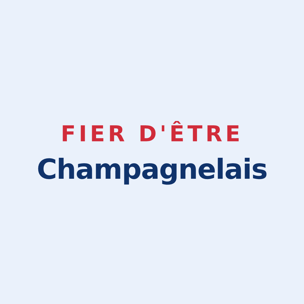 Sticker « Fier d'être Champagnelais » — design pour Champagné-les-Marais
