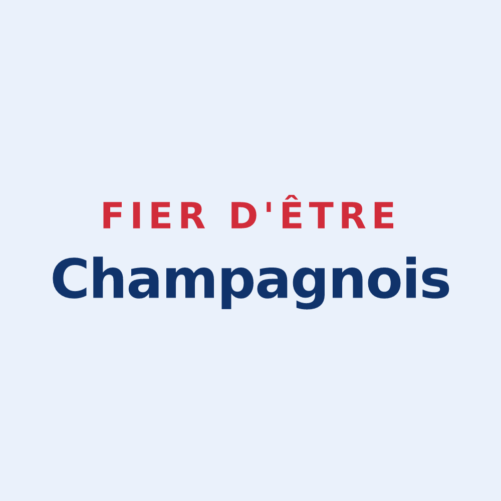 Sticker « Fier d'être Champagnois » — design pour Champagné-Saint-Hilaire
