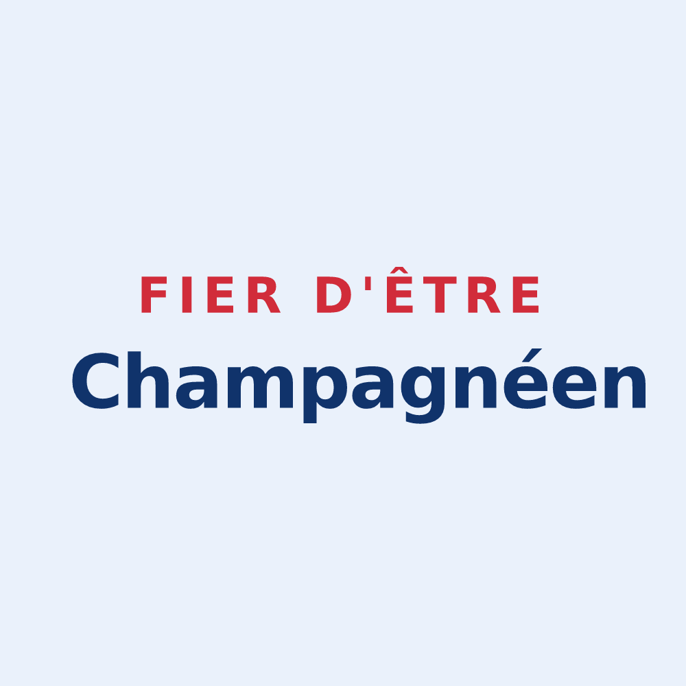 Sticker « Fier d'être Champagnéen » — design pour Champagné