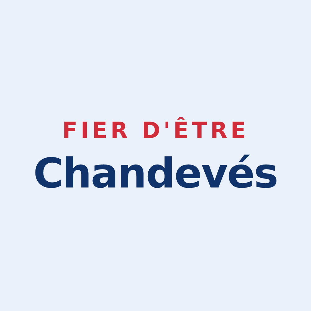 Sticker « Fier d'être Chandevés » — design pour Champdivers