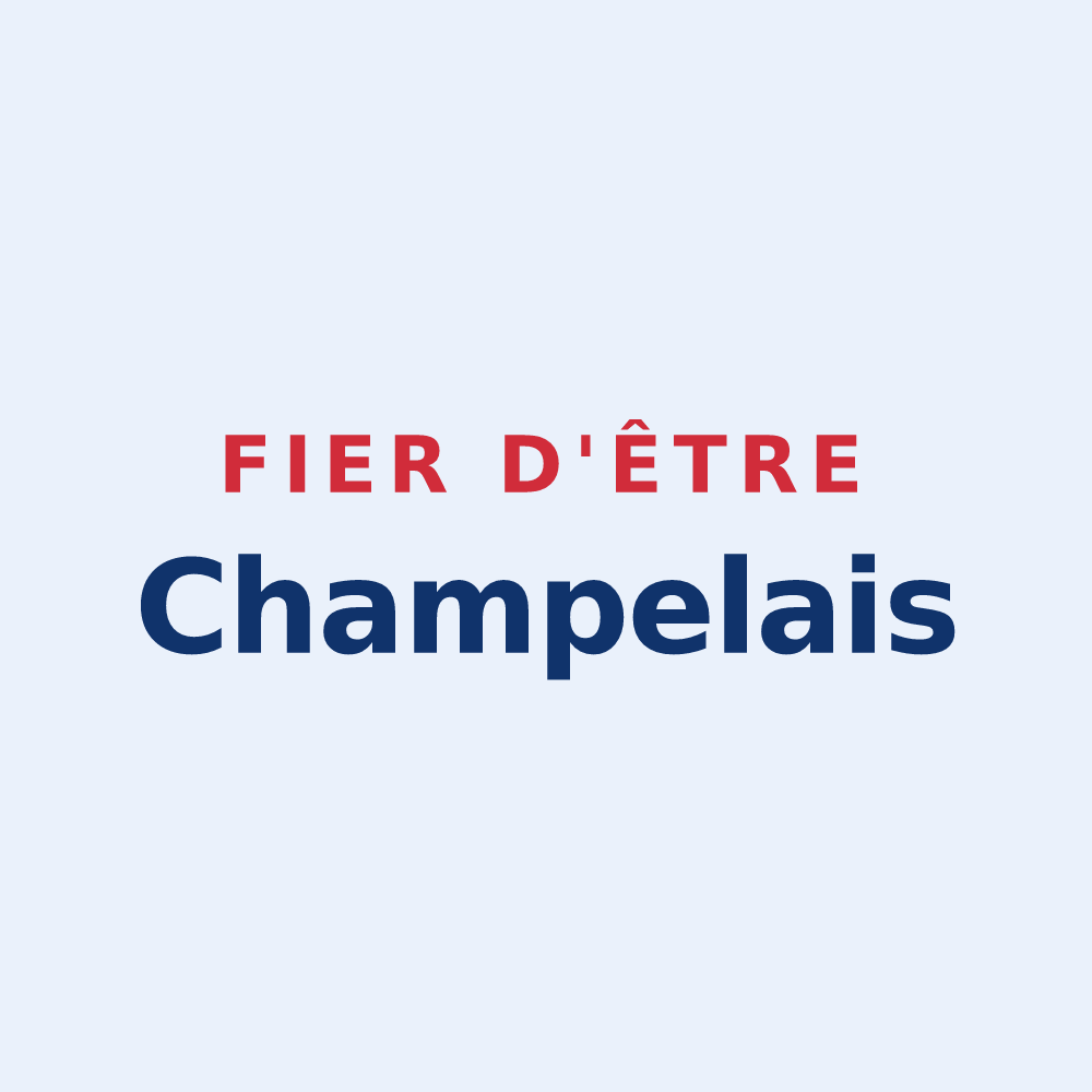 Sticker « Fier d'être Champelais » — design pour Champeaux