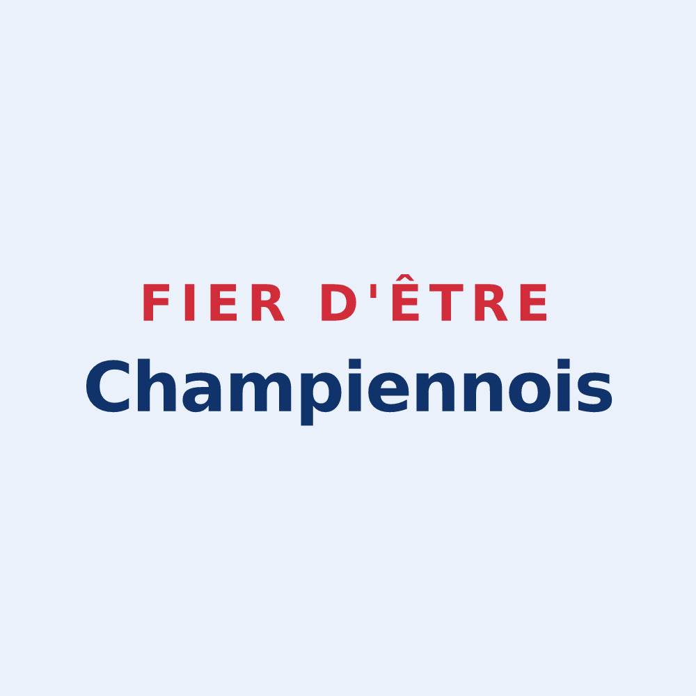 Sticker « Fier d'être Champiennois » — design pour Champien