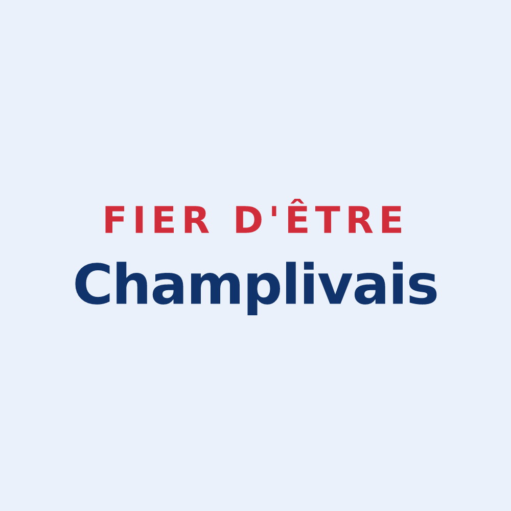 Sticker « Fier d'être Champlivais » — design pour Champlive
