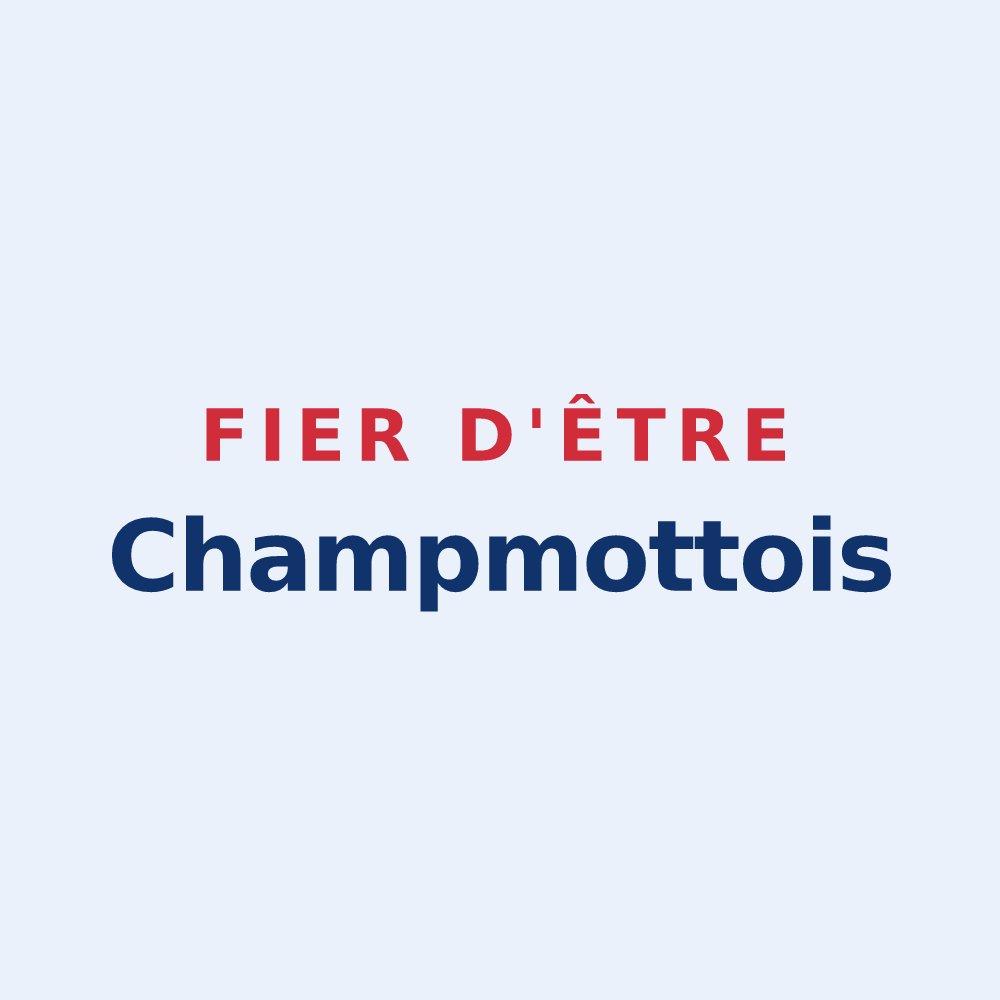 Sticker « Fier d'être Champmottois » — design pour Champmotteux