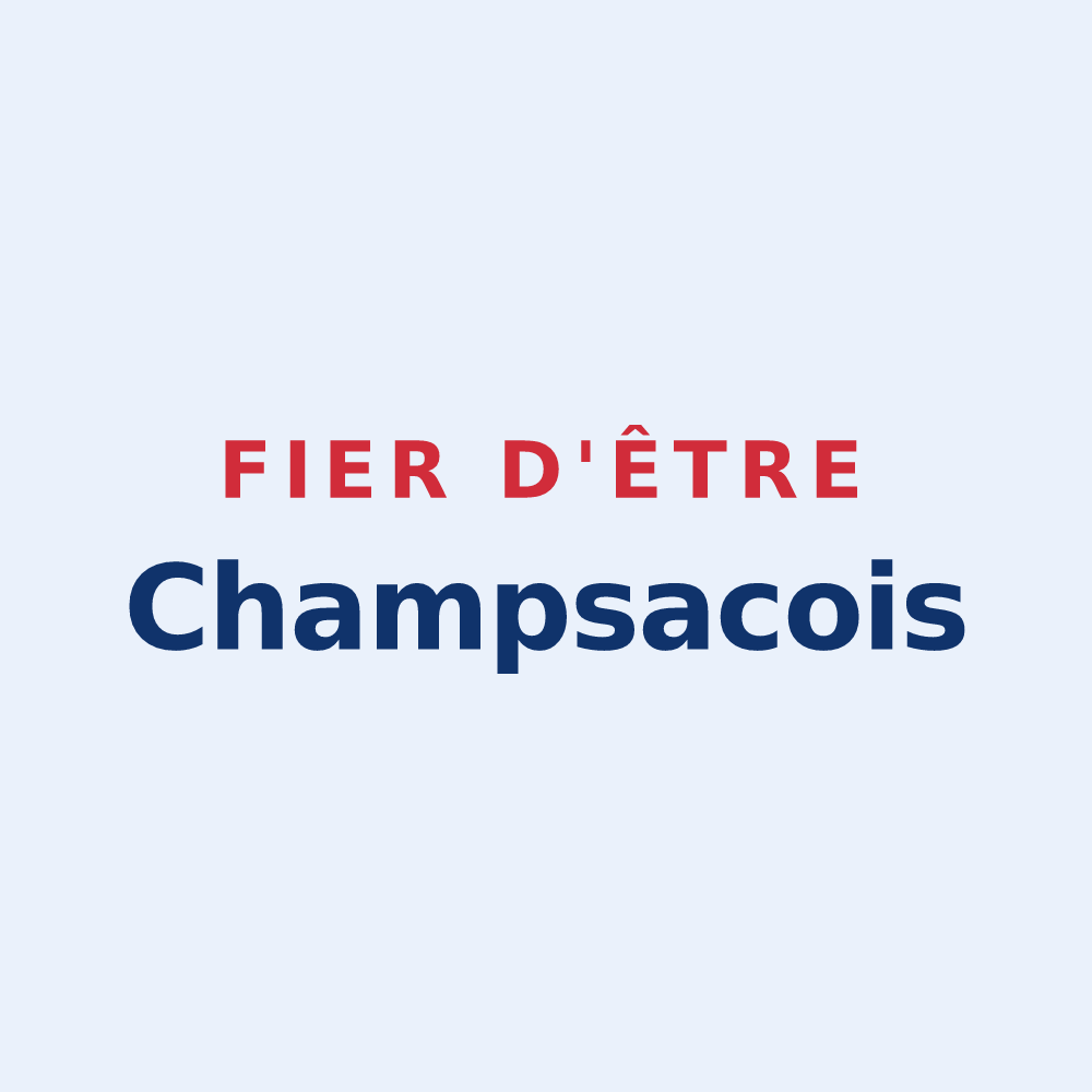 Sticker « Fier d'être Champsacois » — design pour Champsac
