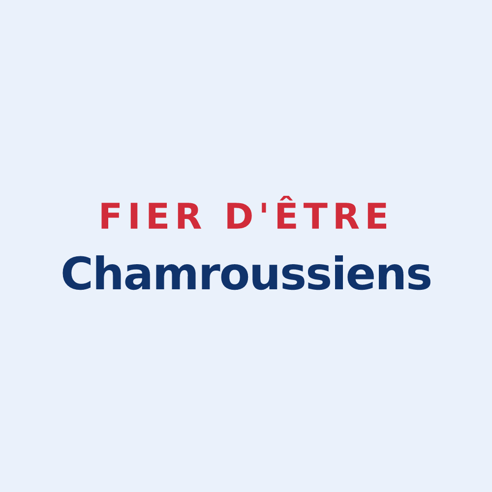 Sticker « Fier d'être Chamroussiens » — design pour Chamrousse