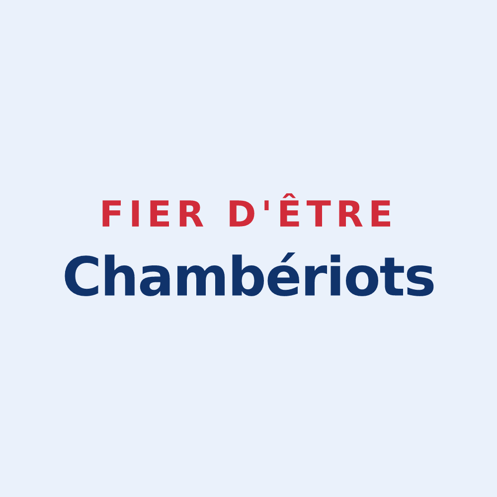 Sticker « Fier d'être Chambériots » — design pour Chamvres