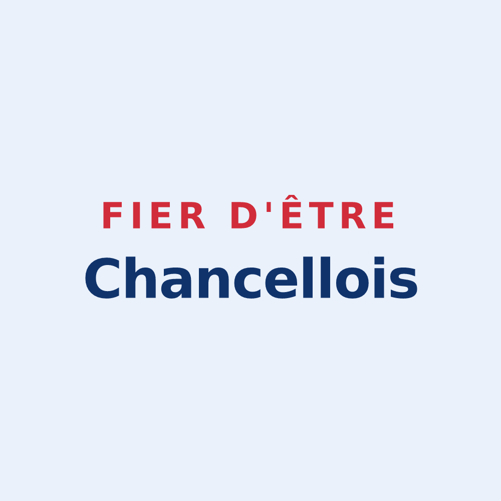 Sticker « Fier d'être Chancellois » — design pour Chanceaux-près-Loches