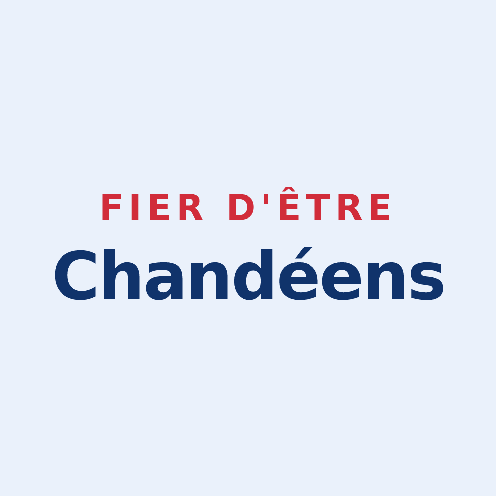 Sticker « Fier d'être Chandéens » — design pour Chandai