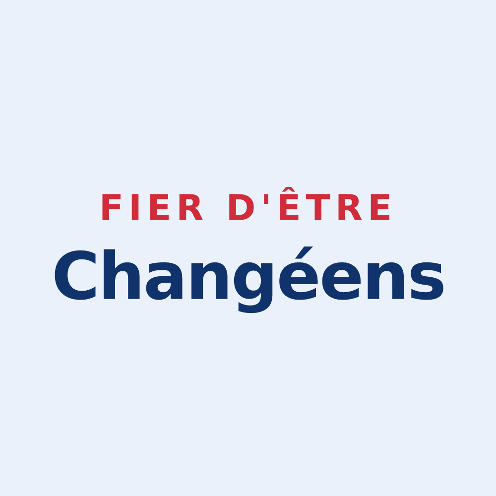 Sticker « Fier d'être Changéens » — design pour Changé