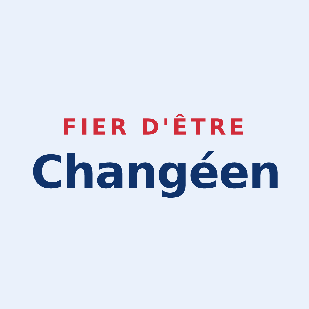 Sticker « Fier d'être Changéen » — design pour Changé
