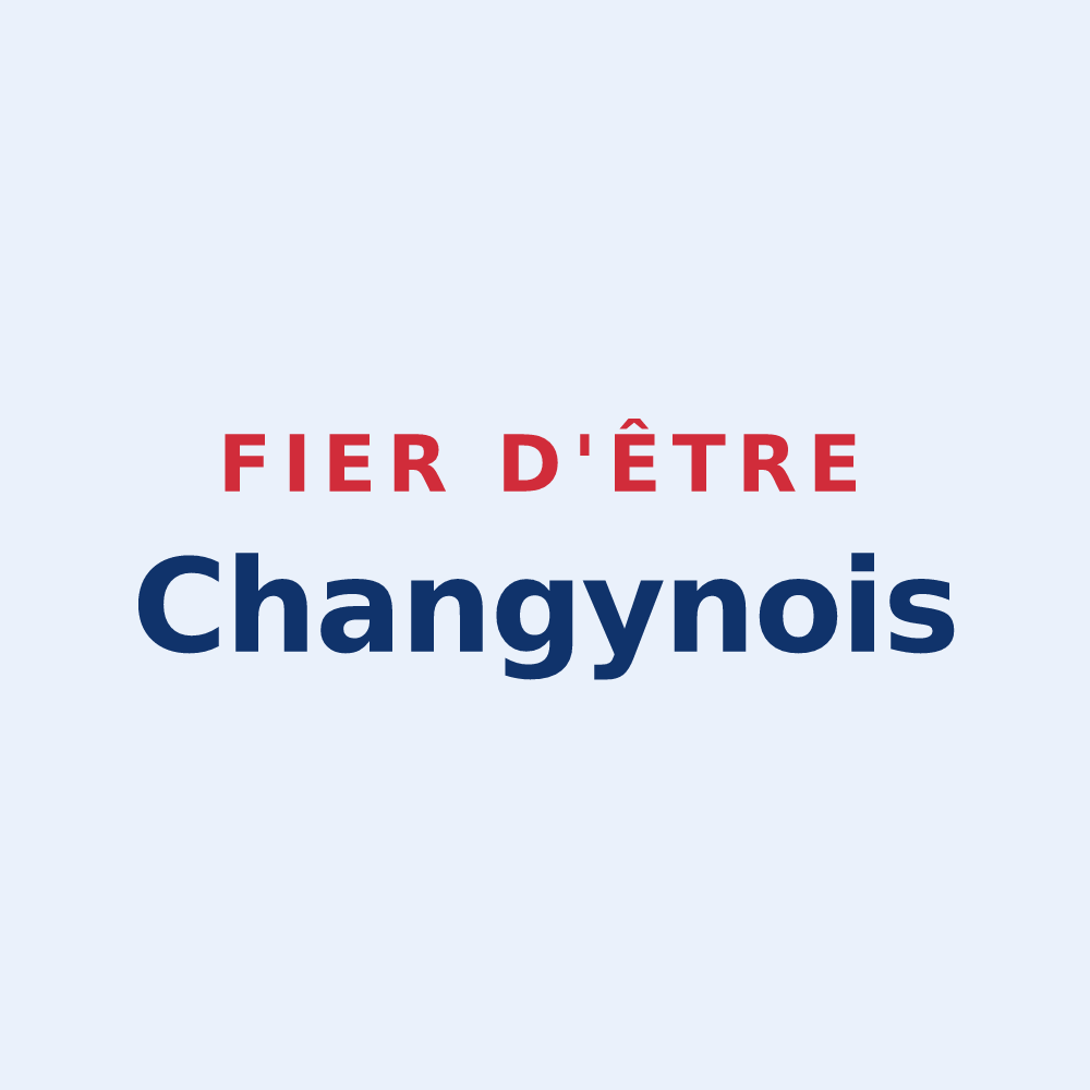 Sticker « Fier d'être Changynois » — design pour Changy