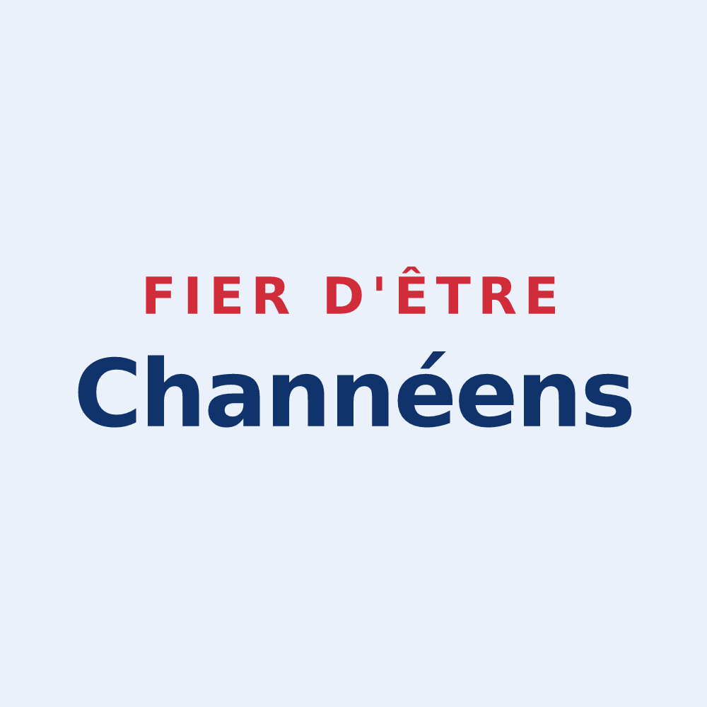 Sticker « Fier d'être Channéens » — design pour Channay-sur-Lathan
