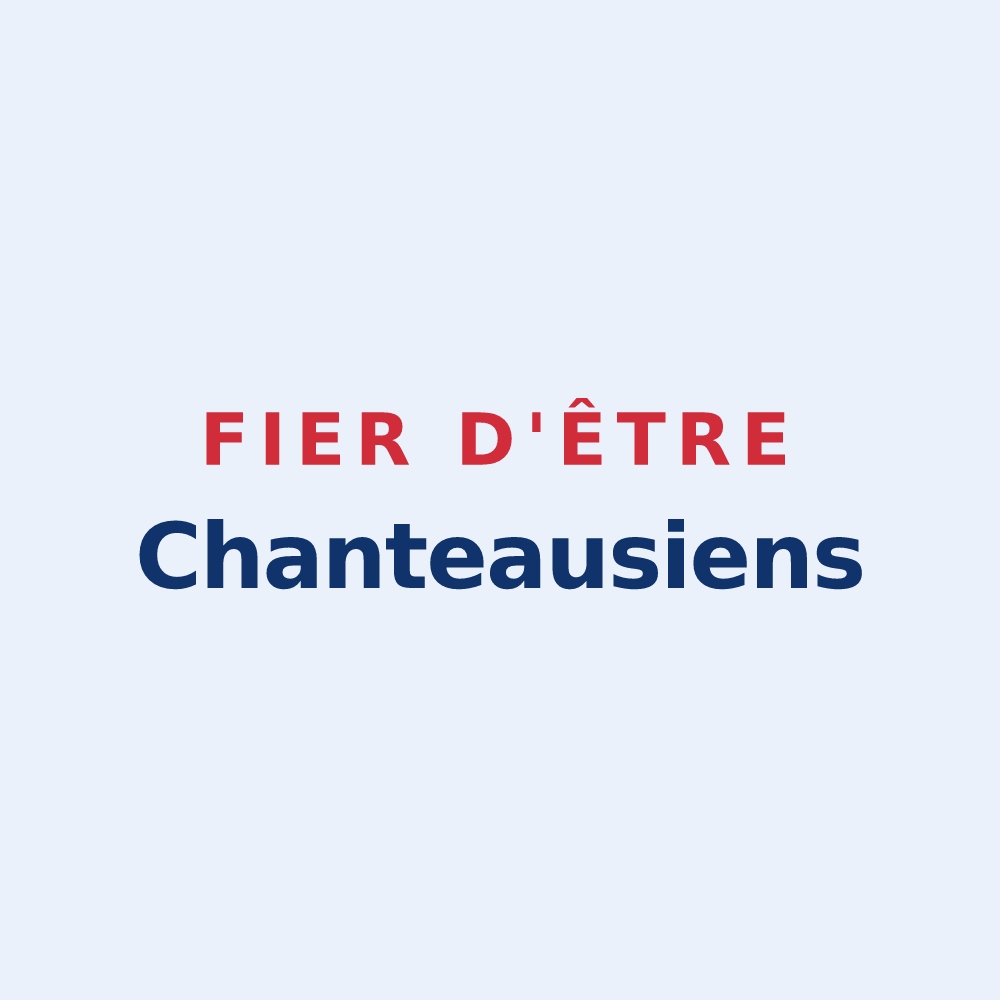 Sticker « Fier d'être Chanteausiens » — design pour Chanteau