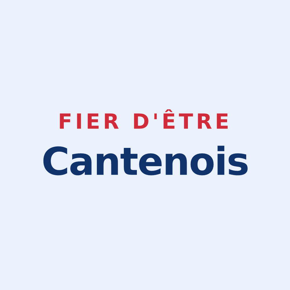 Sticker « Fier d'être Cantenois » — design pour Chanteheux