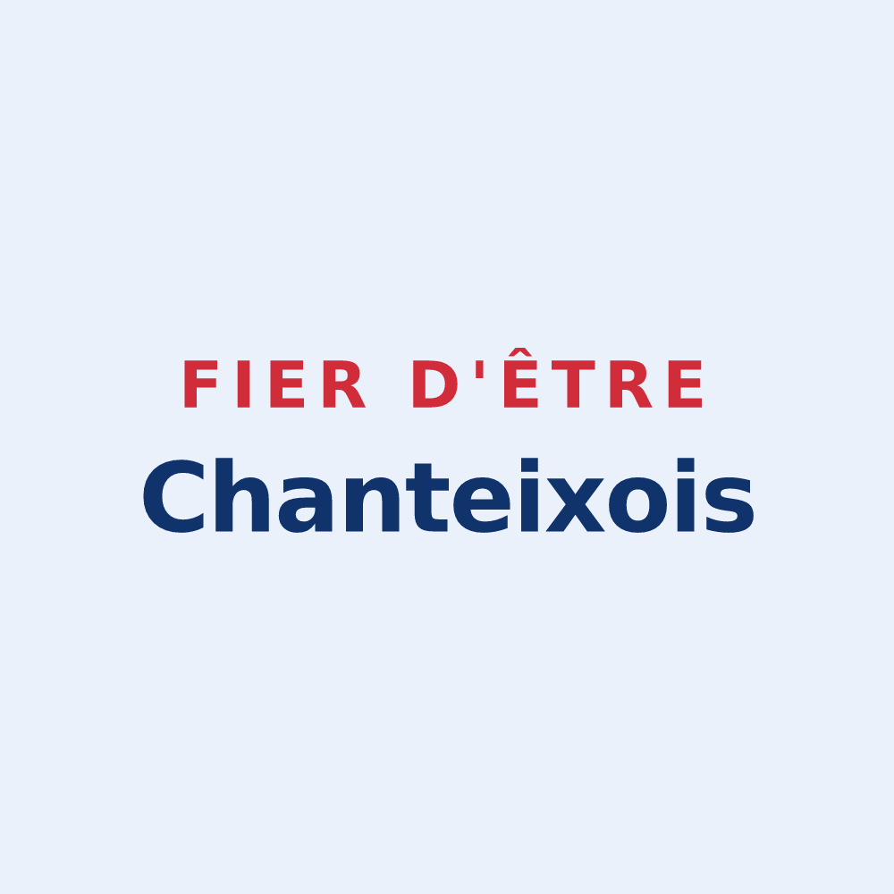 Sticker « Fier d'être Chanteixois » — design pour Chanteix