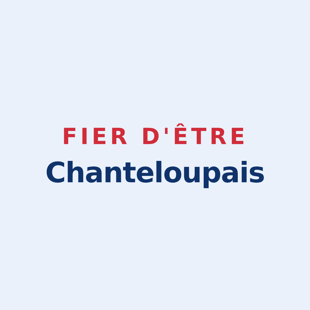 Sticker « Fier d'être Chanteloupais » — design pour Chanteloup