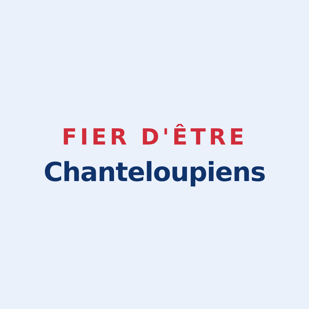 Sticker « Fier d'être Chanteloupiens » — design pour Chanteloup-en-Brie
