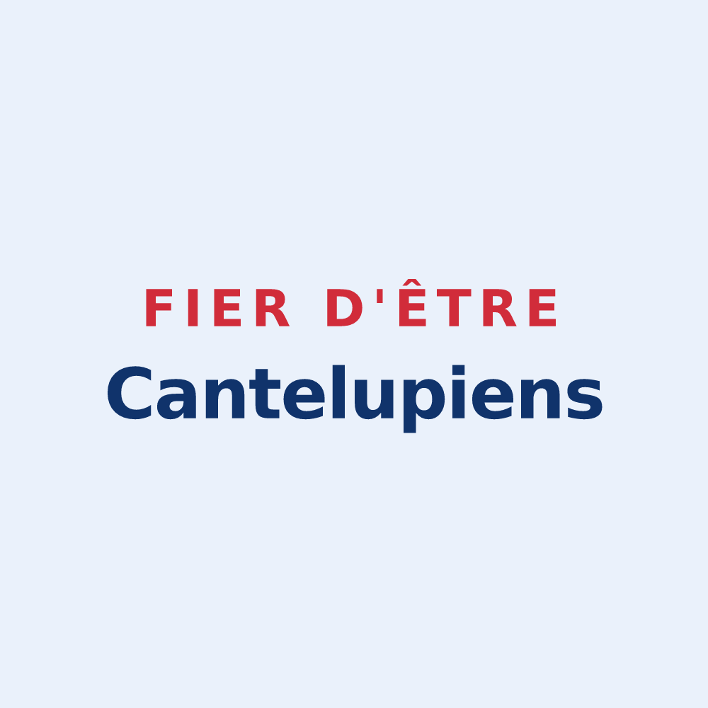 Sticker « Fier d'être Cantelupiens » — design pour Chanteloup-les-Bois