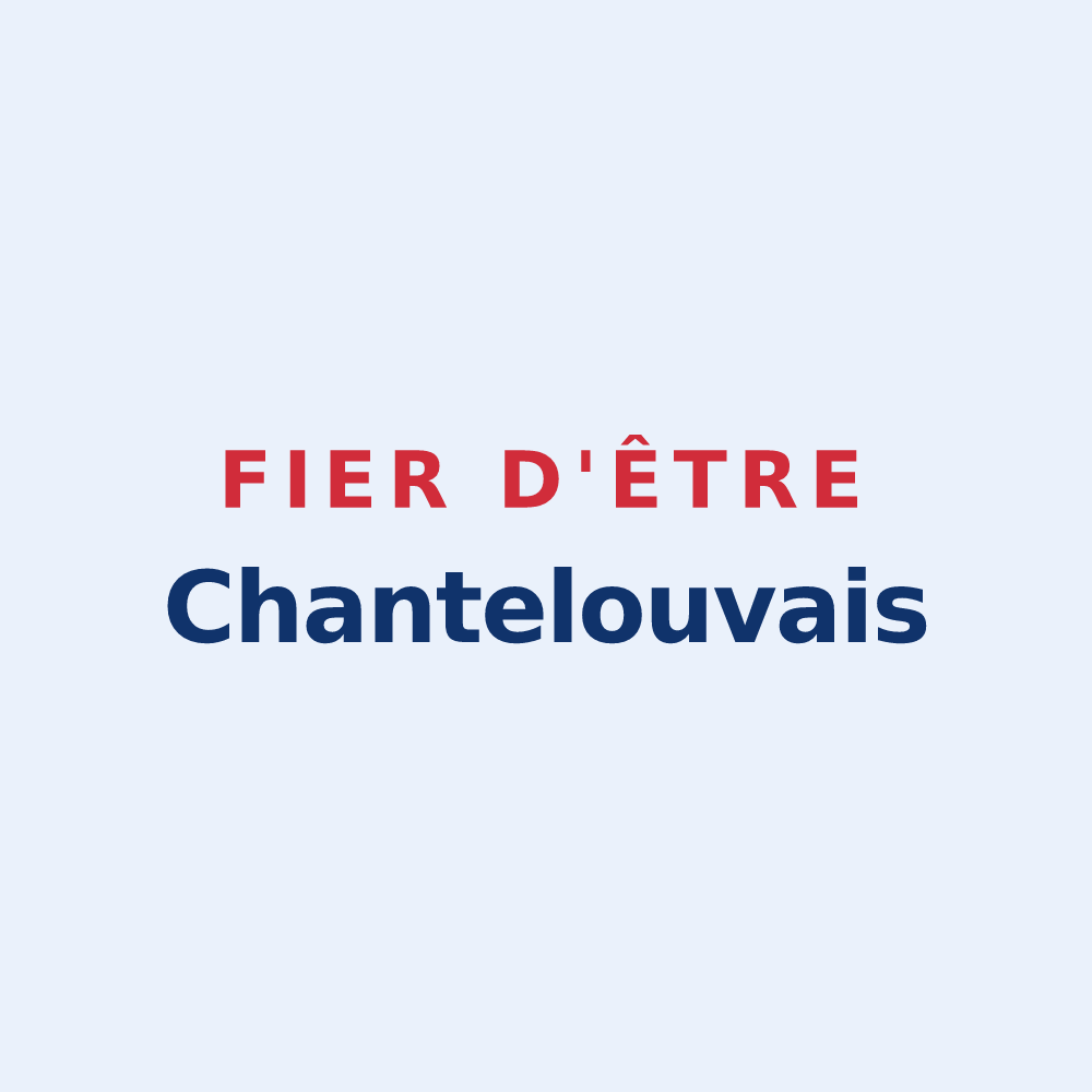Sticker « Fier d'être Chantelouvais » — design pour Chanteloup-les-Vignes