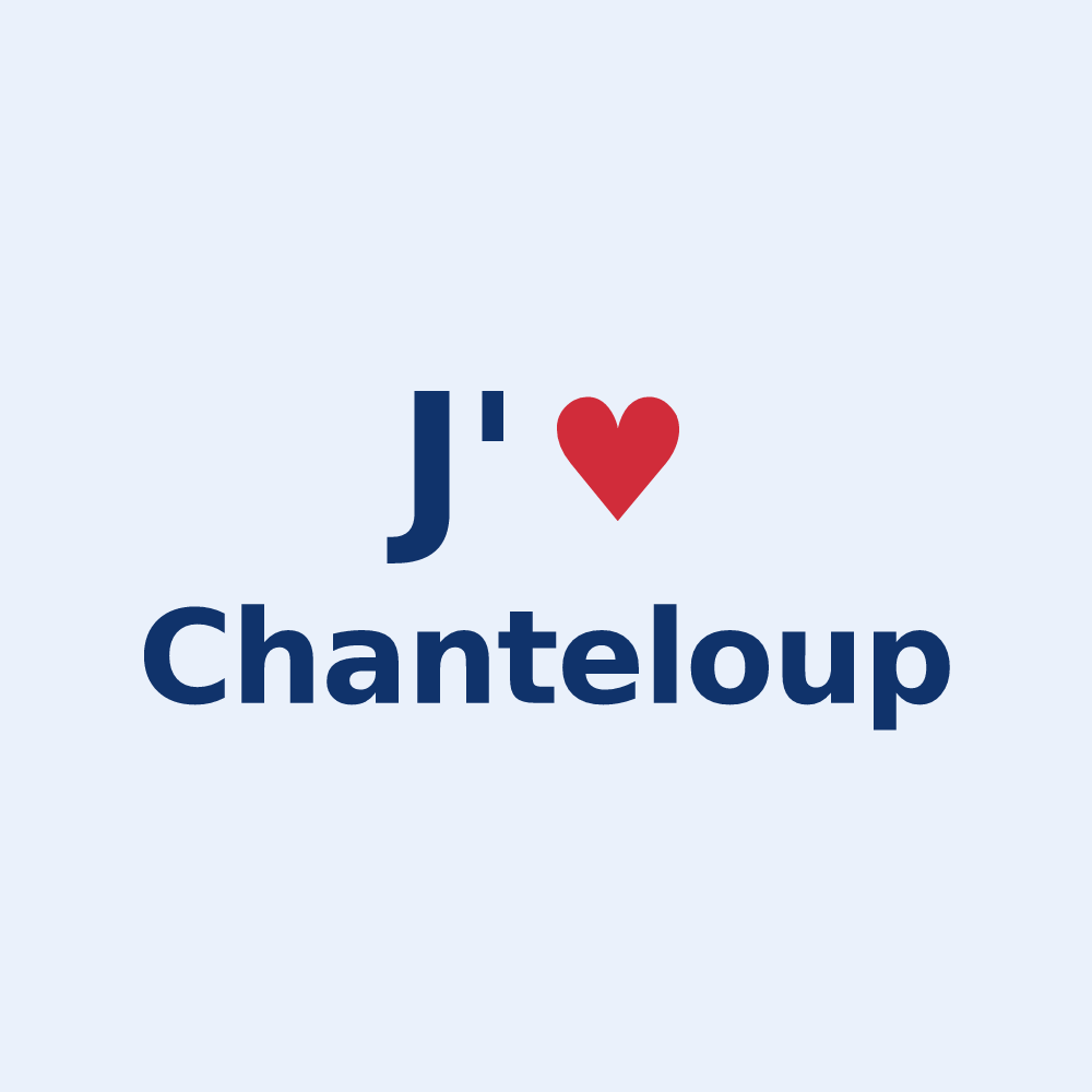 Sticker personnalisé Chanteloup — design J'aime Chanteloup