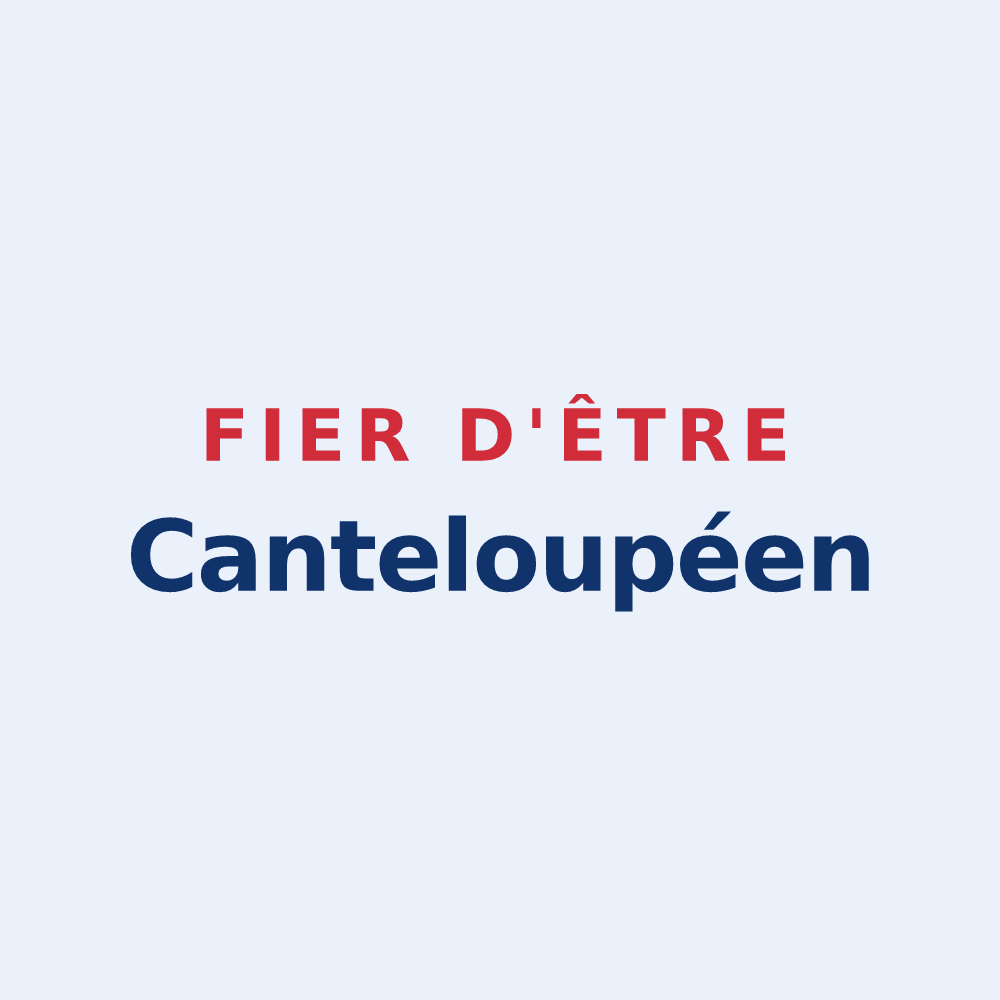 Sticker « Fier d'être Canteloupéen » — design pour Chanteloup