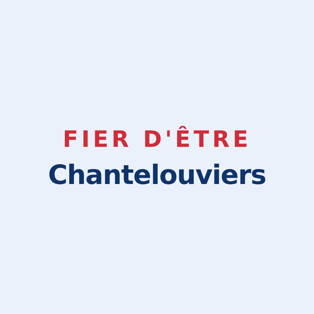 Sticker « Fier d'être Chantelouviers » — design pour Chantepérier