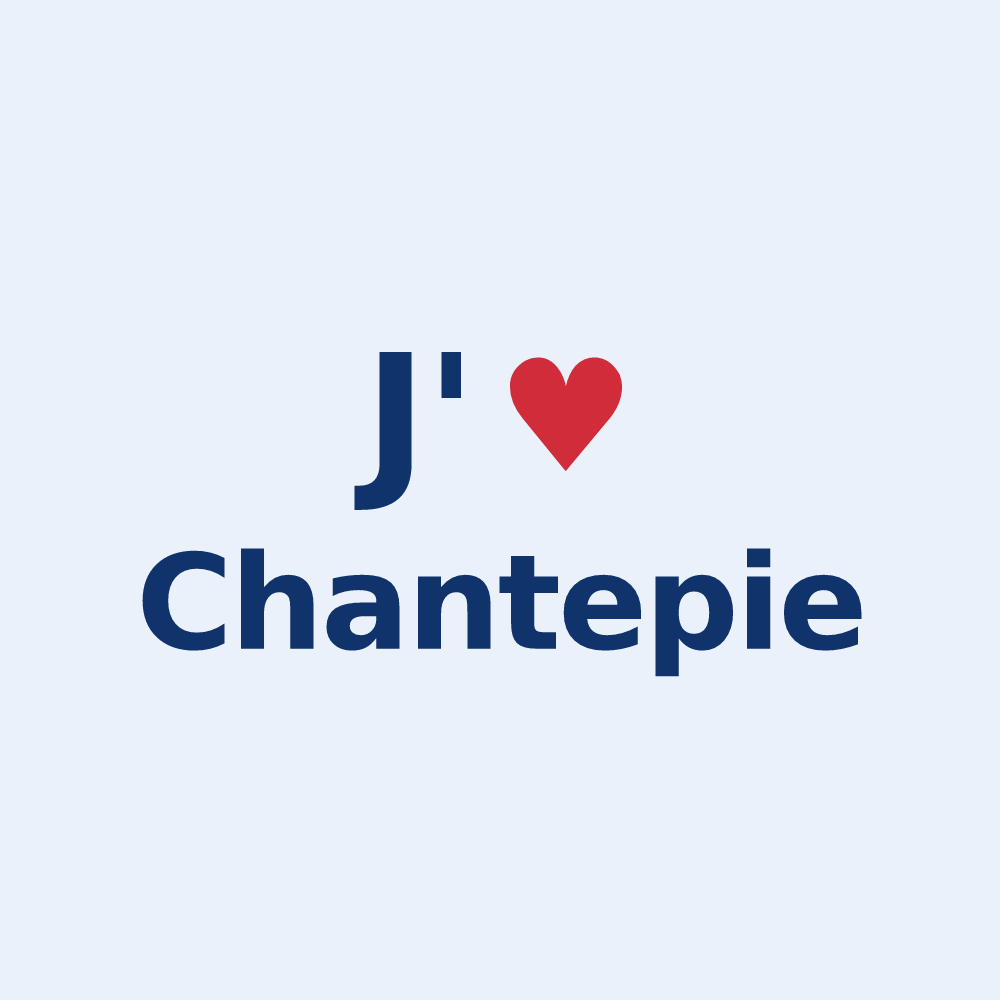 Sticker personnalisé Chantepie — design J'aime Chantepie