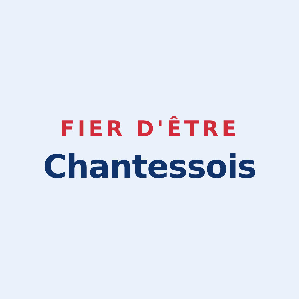Sticker « Fier d'être Chantessois » — design pour Chantesse