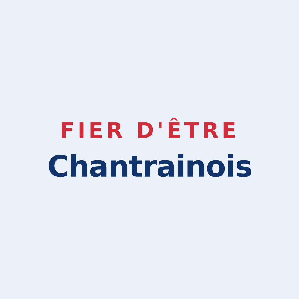 Sticker « Fier d'être Chantrainois » — design pour Chantraine