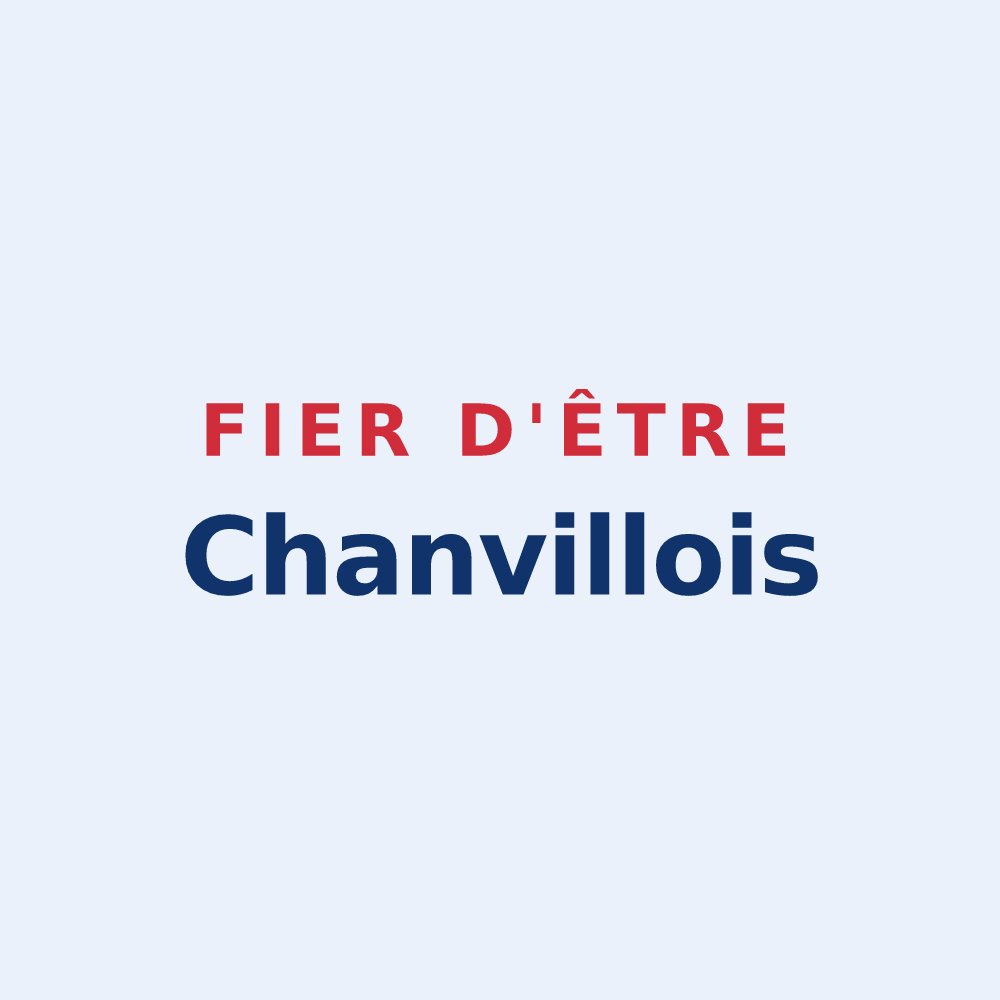 Sticker « Fier d'être Chanvillois » — design pour Chanville