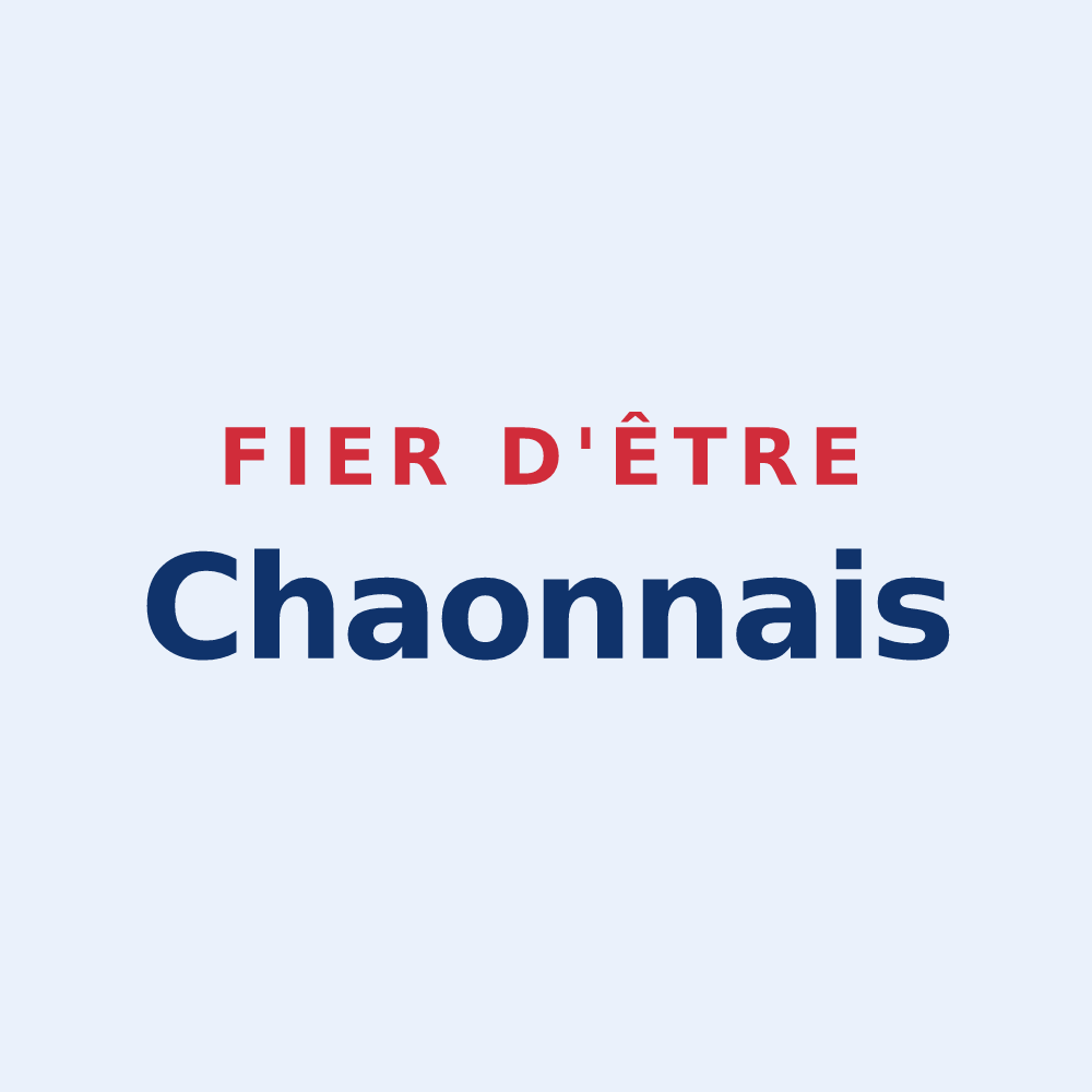 Sticker « Fier d'être Chaonnais » — design pour Chaon