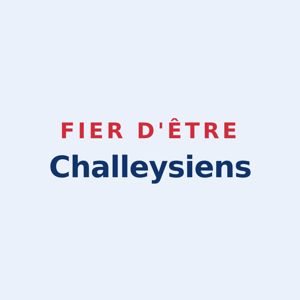 Sticker « Fier d'être Challeysiens » — design pour Chaouilley