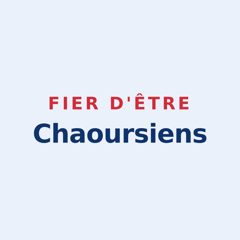 Sticker « Fier d'être Chaoursiens » — design pour Chaourse