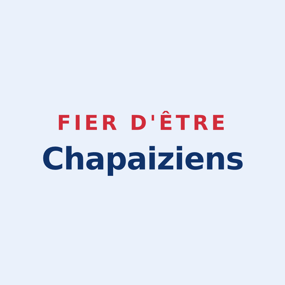 Sticker « Fier d'être Chapaiziens » — design pour Chapaize