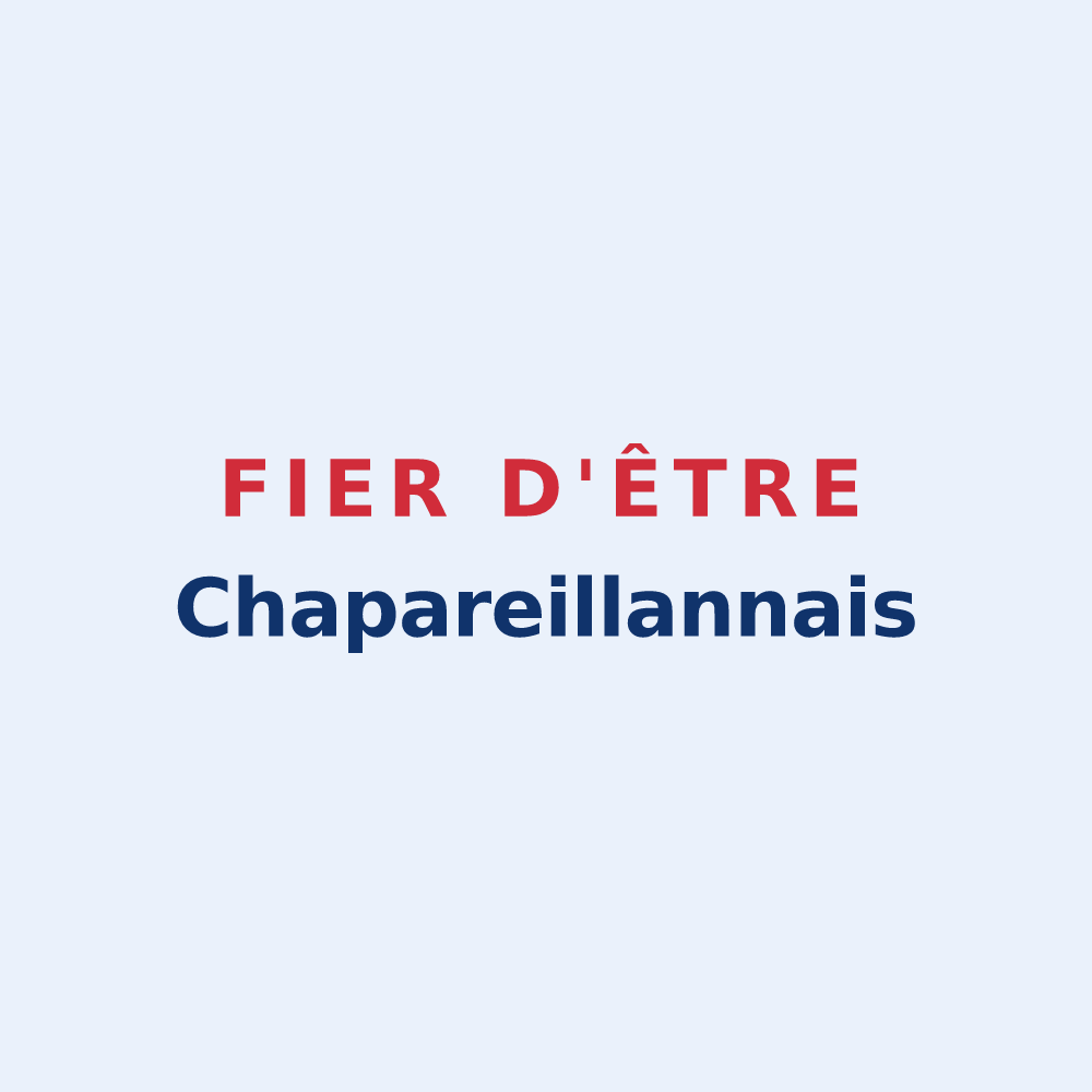 Sticker « Fier d'être Chapareillannais » — design pour Chapareillan