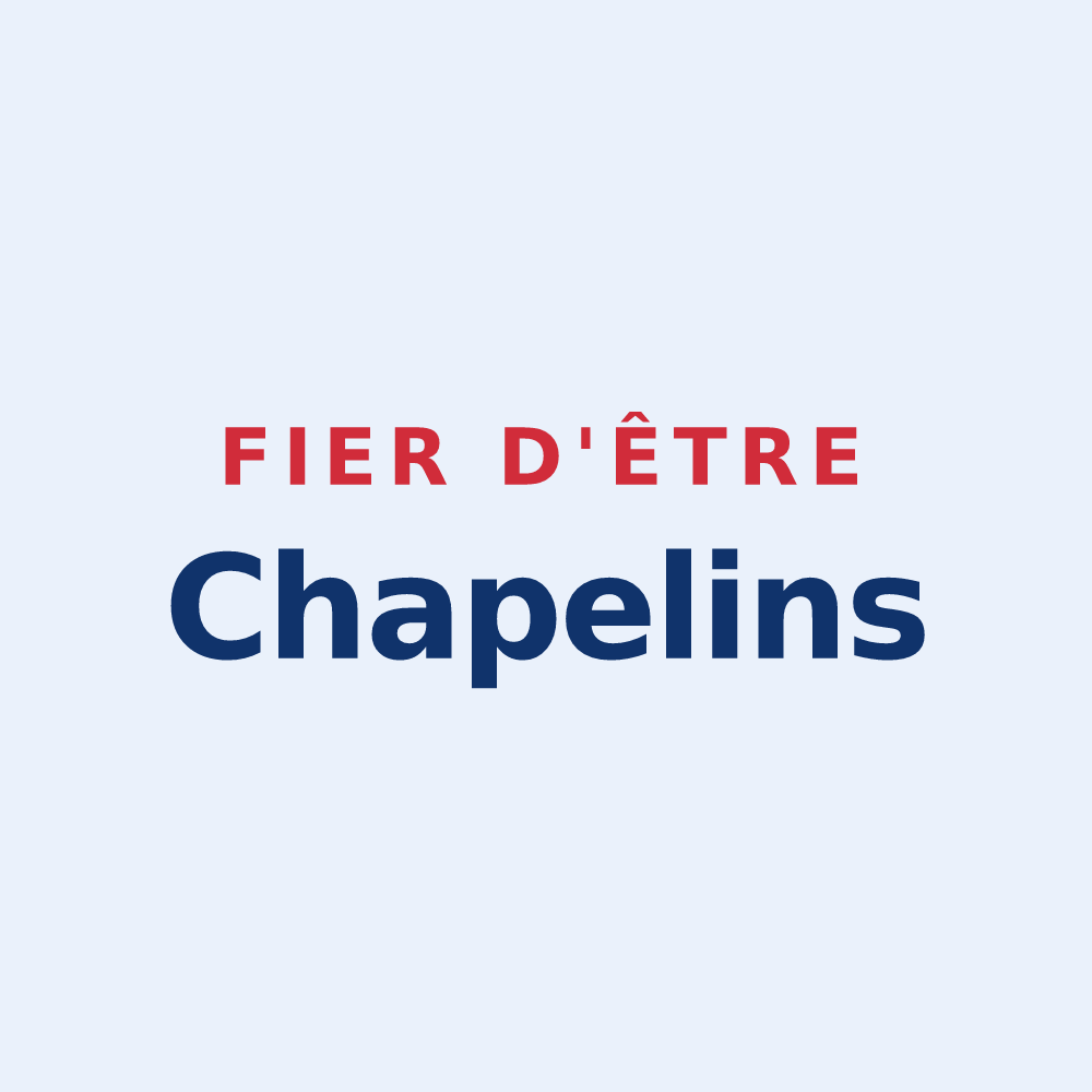 Sticker « Fier d'être Chapelins » — design pour Chapelle-d'Huin