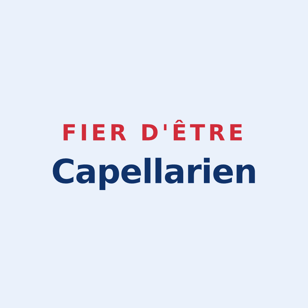 Sticker « Fier d'être Capellarien » — design pour Chapelle-Royale