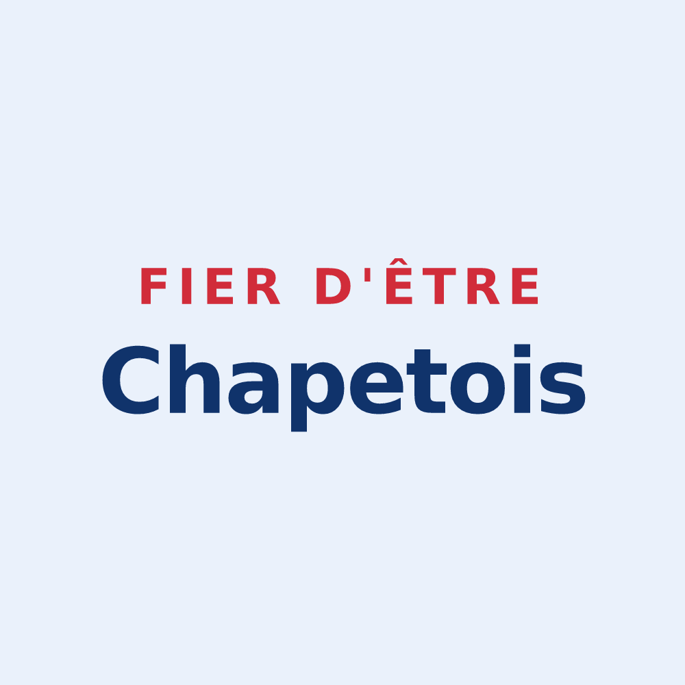Sticker « Fier d'être Chapetois » — design pour Chapet