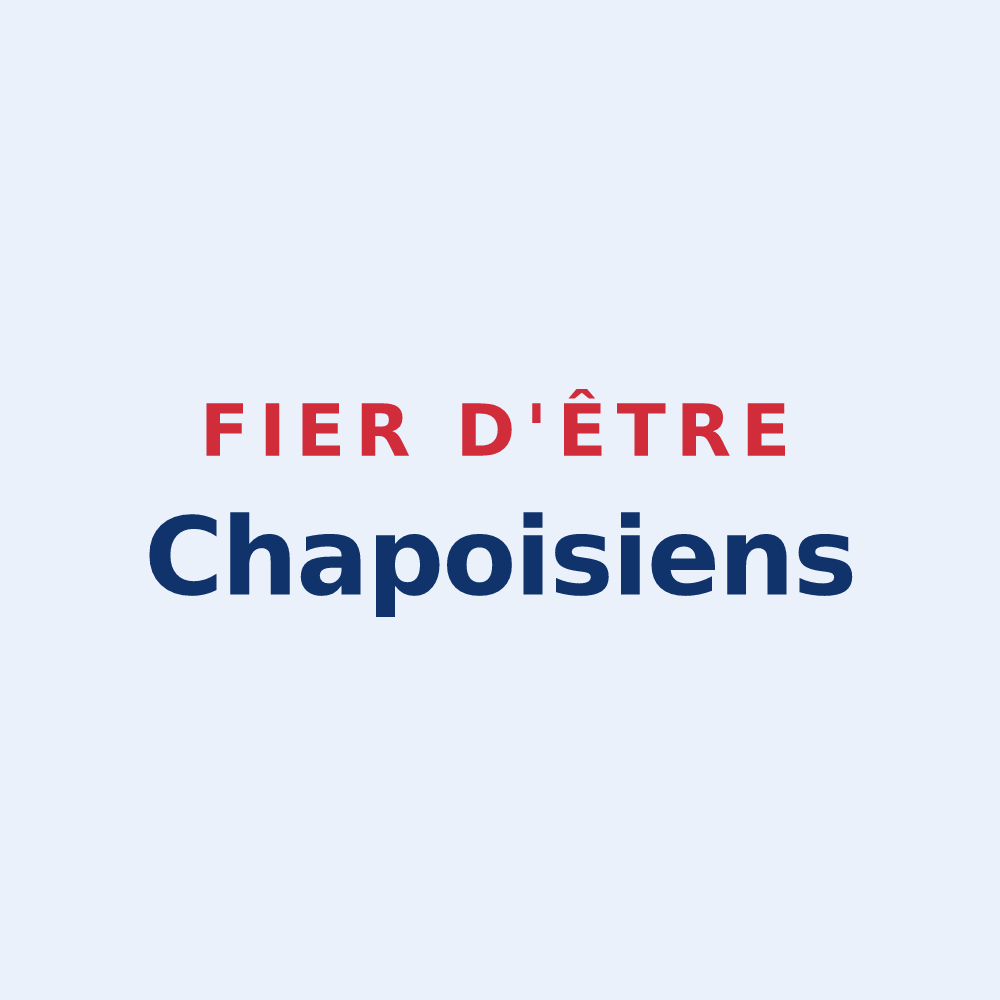 Sticker « Fier d'être Chapoisiens » — design pour Chapois