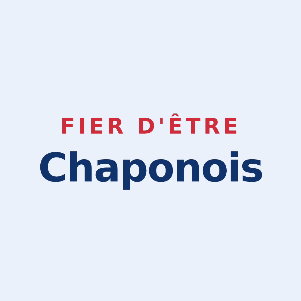 Sticker « Fier d'être Chaponois » — design pour Chaponost