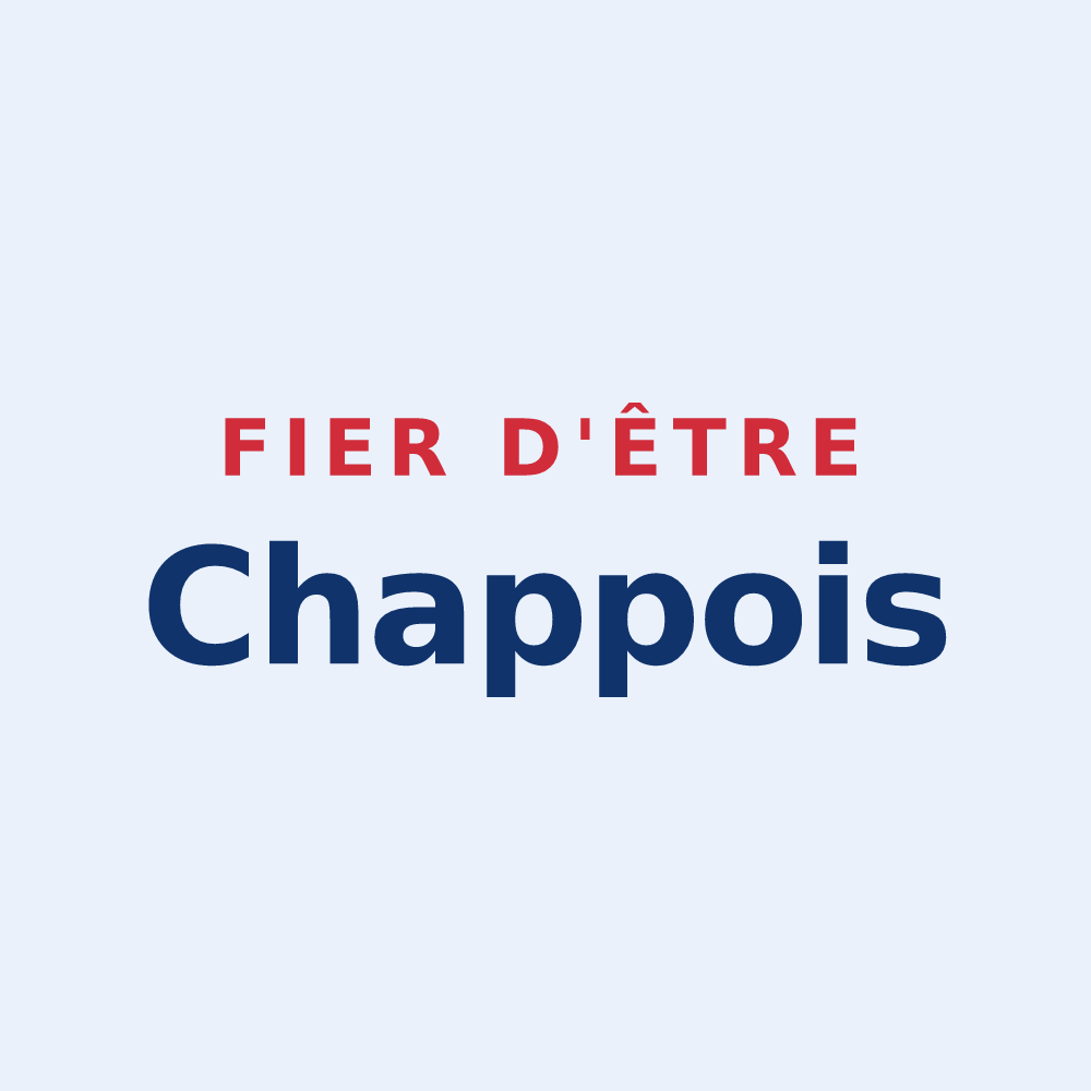 Sticker « Fier d'être Chappois » — design pour Chappes