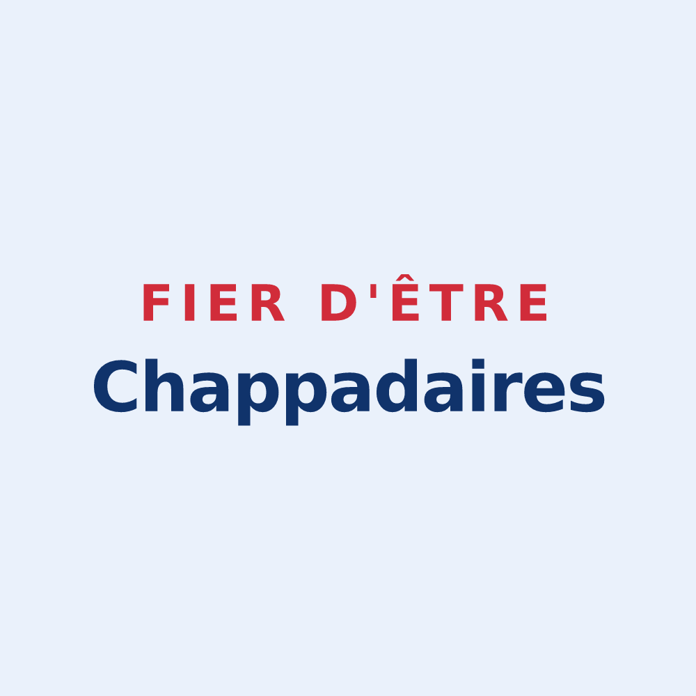 Sticker « Fier d'être Chappadaires » — design pour Chappes