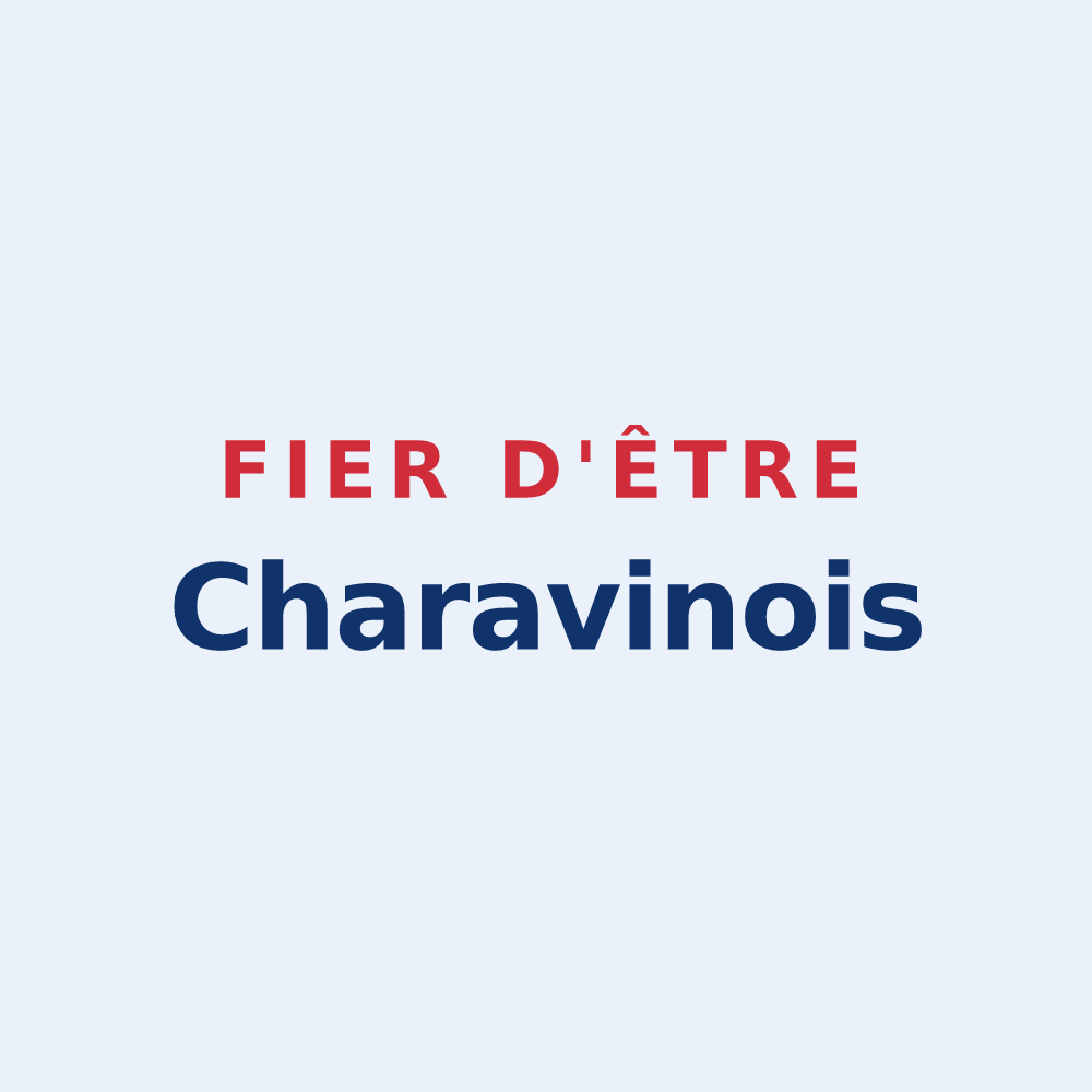 Sticker « Fier d'être Charavinois » — design pour Charavines