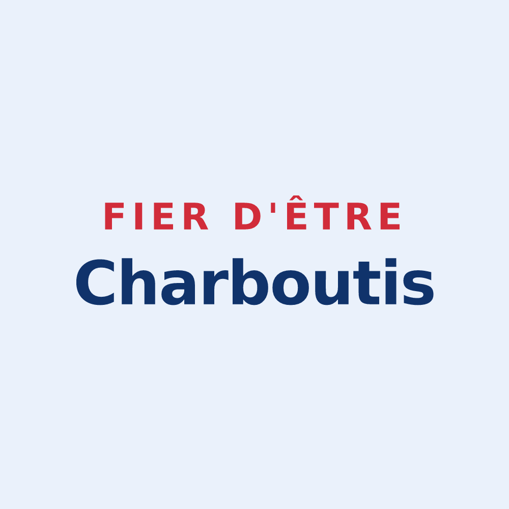 Sticker « Fier d'être Charboutis » — design pour Charbonnières